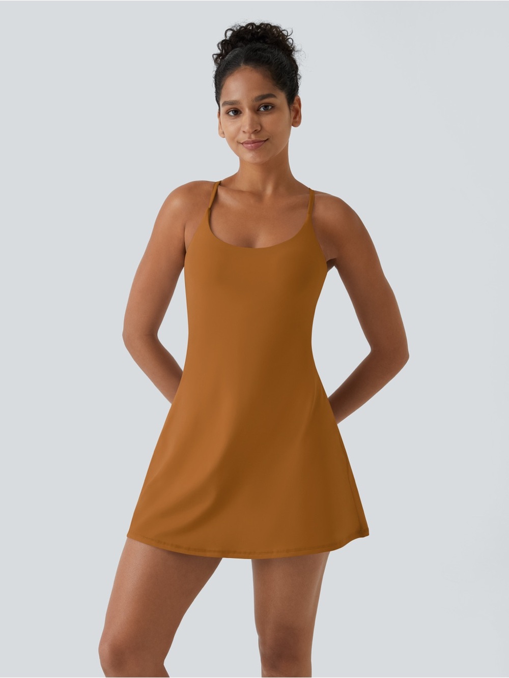 HALARA SoftlyZero Plush Backless Active Dress-Easy Peezy Edition